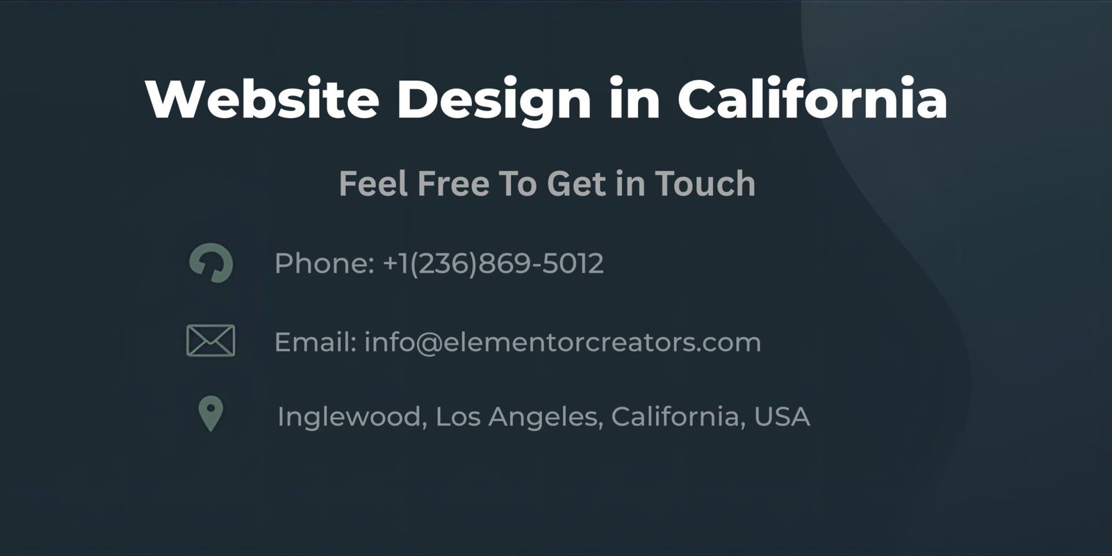 Website Design in California